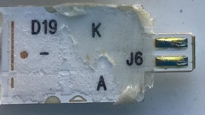 KIT DE LED'S PARA TV JVC / KONKA (10 PIEZAS) / NUMERO DE PARTE LED55D06A-ZC29AG-02E / LED55D06B-ZC29AG-02E / 30355006211E / 30355006212E / 55000M0JS / 200817AC05 / 200814BC05 / PANEL LC546PU4L / MODELOS LT-55MAW705 / 55U55A - Imagen 2